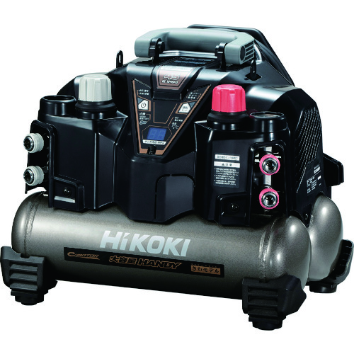 【TRUSCO】ＨｉＫＯＫＩ　釘打機用エアコンプレッサ８Ｌ　セキュリティ機能なし